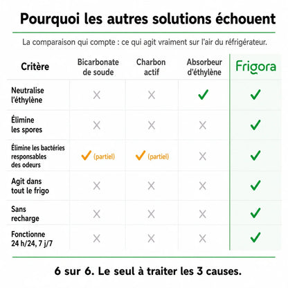 Frigora™ – Gardez vos aliments frais 4x plus longtemps